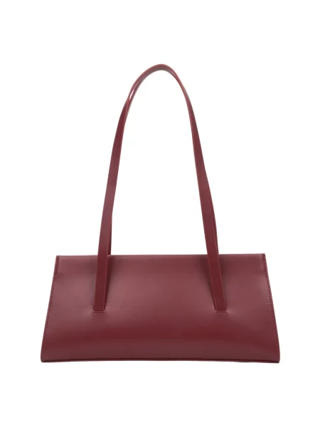 Torebka Estro skórzana czerwona