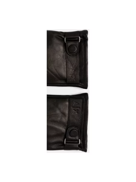 Rękawiczki Armani Exchange czarne