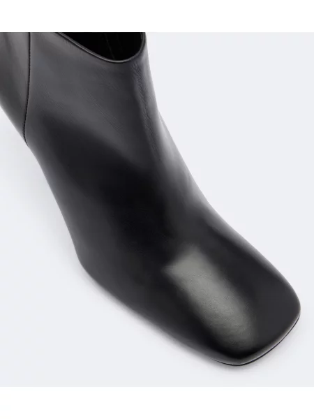 Cizme scurte Jude din piele negru