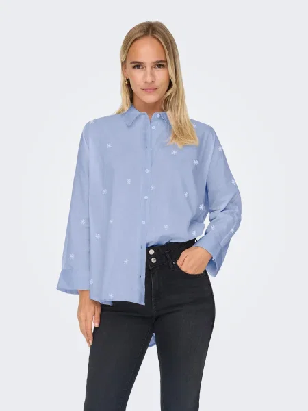 ONLY Bluza ONLNEW LINA dimno / svetlo modra