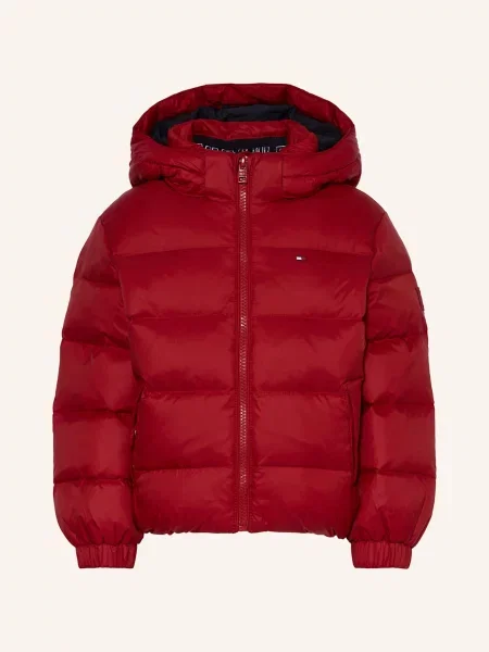Tommy Hilfiger Prošívaná Bunda červená