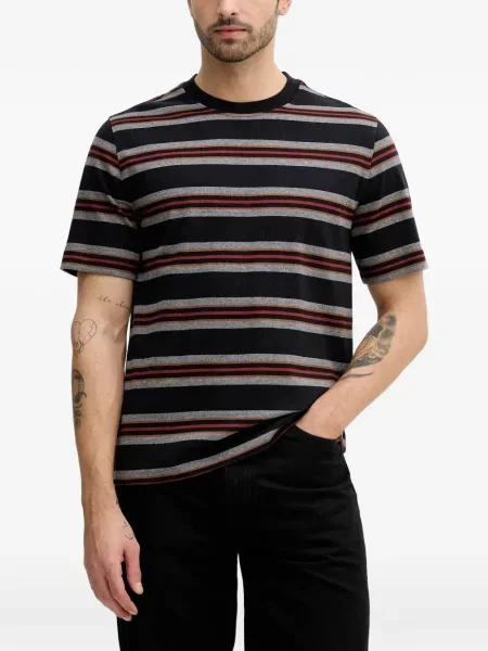 Tricou Barbour cu dungi negru
