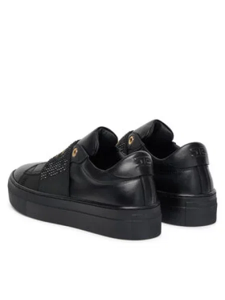 Elisabetta Franchi Superge Low Cut Velcro S črna