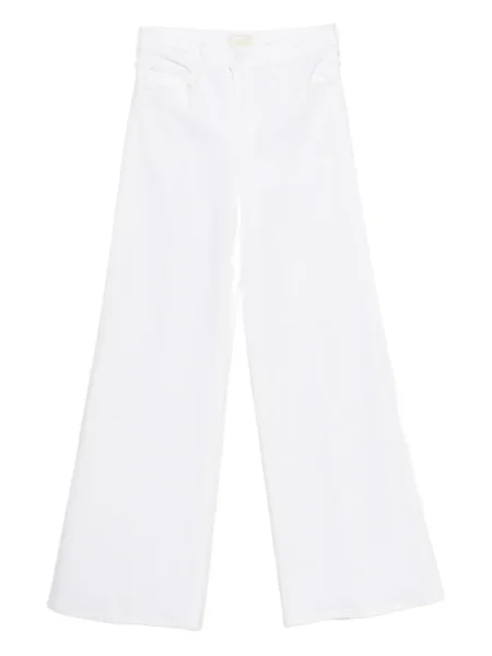 Pantaloni Mother alb