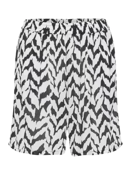 SAINT TROPEZ Pantaloni VegaSZ negru alb