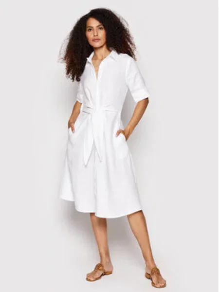 Lauren Ralph Lauren Košilové šaty bílá