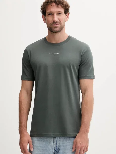 Marc O'Polo t-shirt z nadrukiem zielony