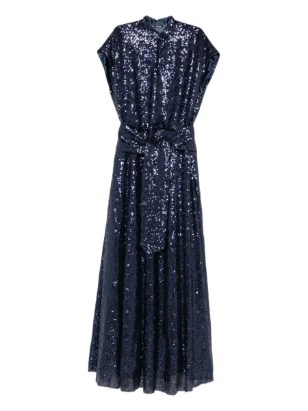 Rochie Kiton cu paiete de costum albastru