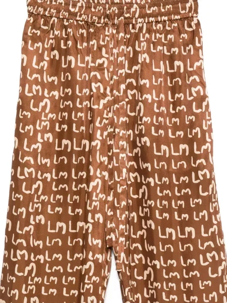 Pantaloni Lee Mathews cu autograf maro
