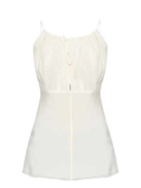 Jedwabna bluzka Toteme biała