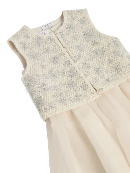 Dětské mini šaty Brunello Cucinelli