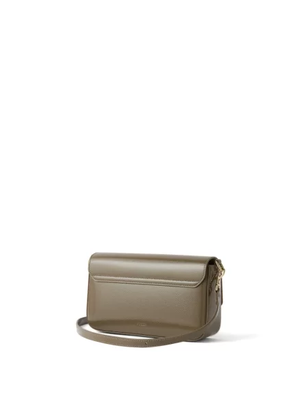 Furla torebka crossbody skórzana Iride S zielona