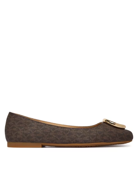 Balerinos MICHAEL Michael Kors Milan Flex Ballet ruda