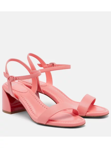 Sandale Christian Louboutin din piele roz