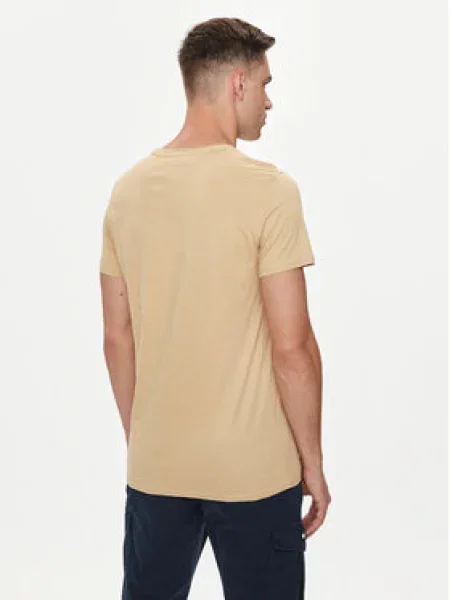 Tričko Tommy Jeans béžové