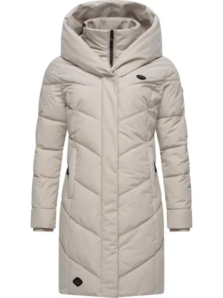 Ragwear Palton de iarnă Natalka gri taupe negru