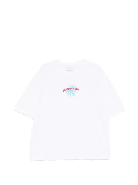 Tricou Blue Sky Inn cu imagine alb