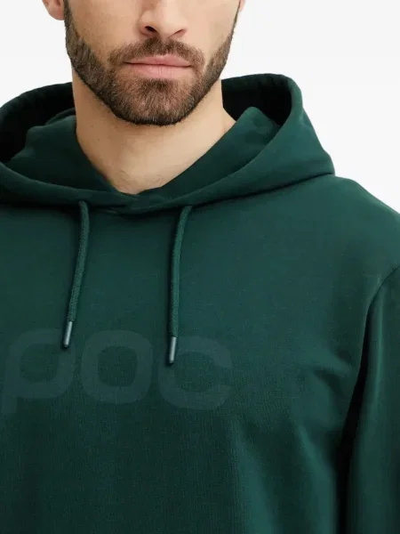 Džemper Poc s vezom s kapuljačom zelena