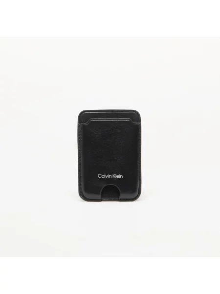 Wallet Calvin Klein Jeans Tech Essential Leather Case Black Universal černé