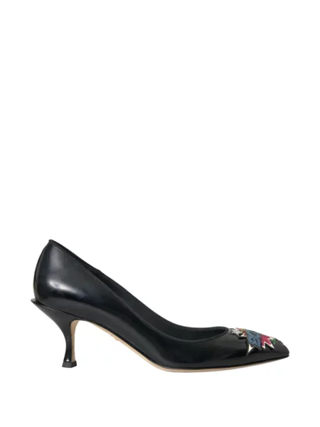 Pantofi cu toc Dolce & Gabbana din piele negru