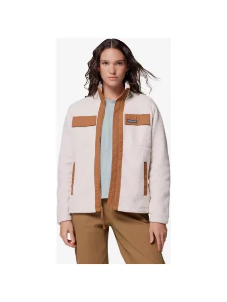 Polar Columbia Juniper Peak Full Zip Jasny Brązowy XS różowy