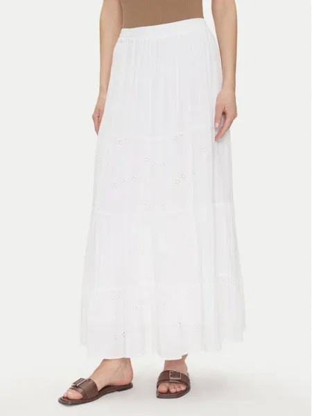 ONLY Fustă maxi Chaira alb