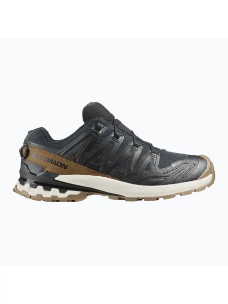 Încălțăminte de alergare pentru bărbați Salomon XA PRO 3D V9 GTX Lifelong black/coyote brown/vanilla ice negru