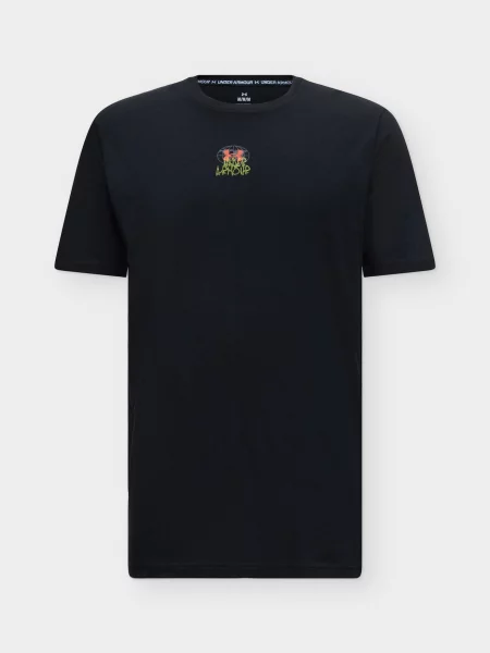 UNDER ARMOUR Tricou funcțional albastru regal / gri / verde negru