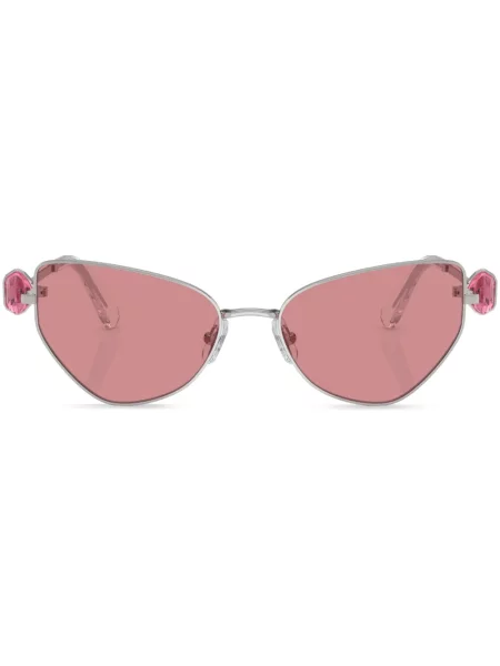 Ochelari de soare Swarovski de cristal argintiu