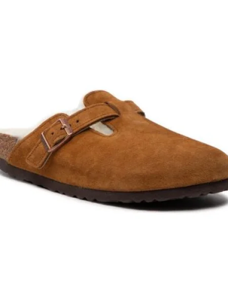 Birkenstock Papucs Boston Vl/Sheraling Barna