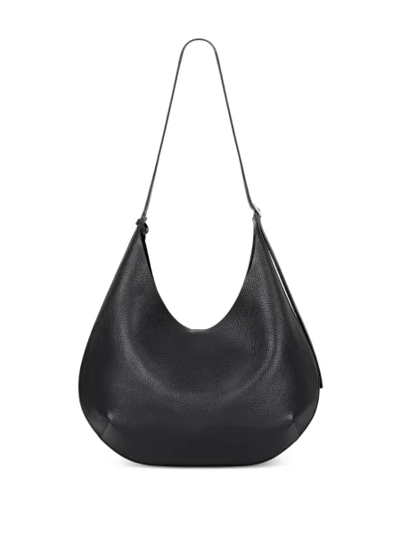 Geanta hobo Courreges din piele negru