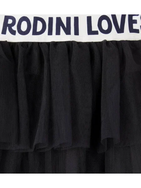 Gyerek mini szoknya Mini Rodini fekete