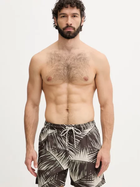Calvin Klein szorty kąpielowe brązowe