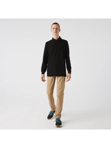 Lacoste поло PARIS polo чорне