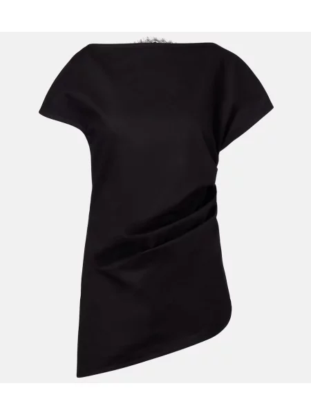 Top Jw Anderson din dantelă negru