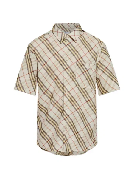 Scurt cămașă Burberry în carouri