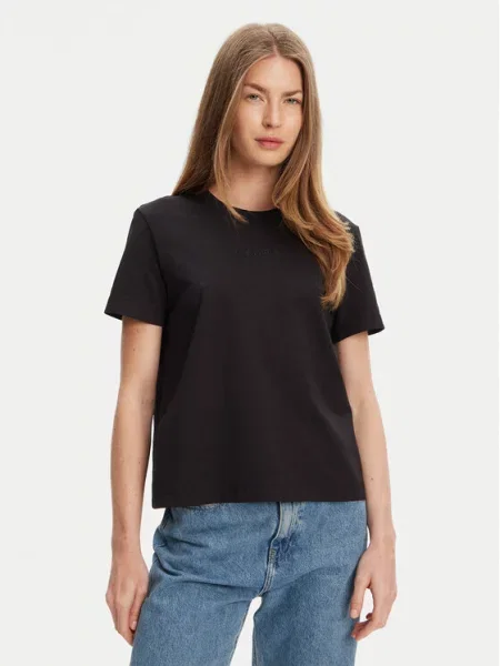 Calvin Klein Marškinėliai Regular Fit juoda