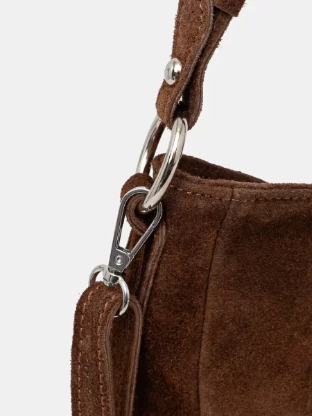 Замшева сумочка Answear.LAB коричневий
