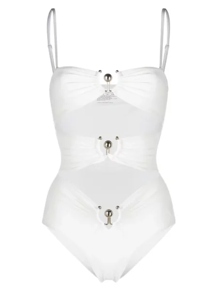 Costum de baie Christopher Esber alb
