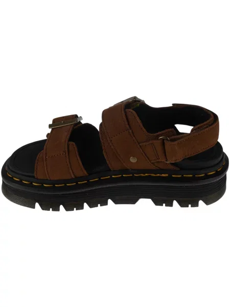 Sandále Dr. Martens na platforme hnedá