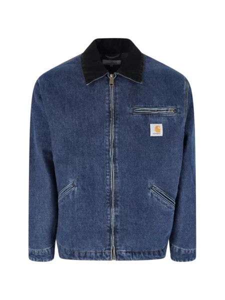 Geacă de blugi Carhartt Wip albastru