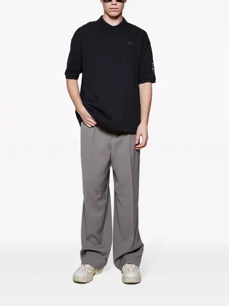 Polo majica Raf Simons X Fred Perry crna