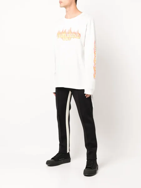 Tricou Mastermind Japan cu imagine lung alb
