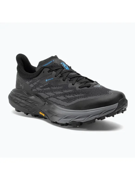 Férfi futócipő HOKA Speedgoat 5 GTX Spike black/black. Méret: 43 EU fekete