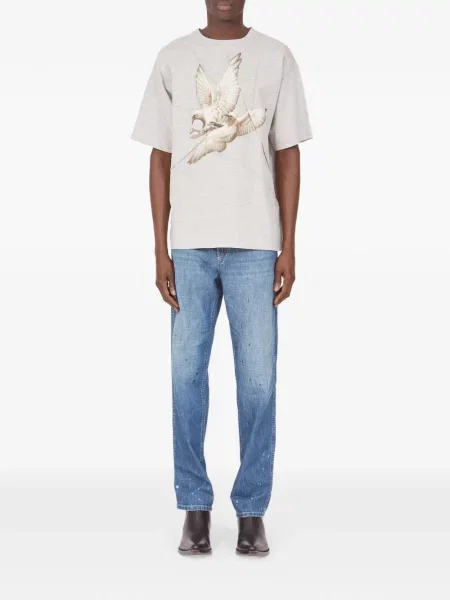 Μπλούζα Maison Margiela με σχέδιο γκρι