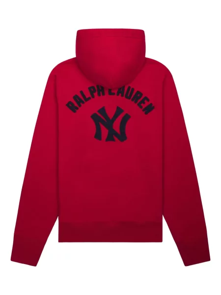 Tricou Polo Ralph Lauren din fleece albastru