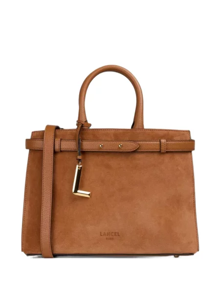 Шопинг чанта Lancel кафяво