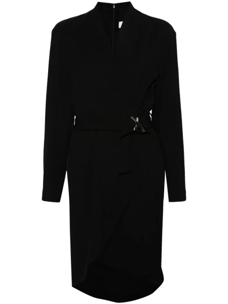 Rochie midi Genny până la genunchi de costum negru