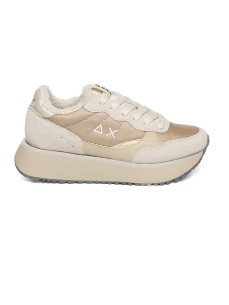 Sneakersy Sun68 typu teddy