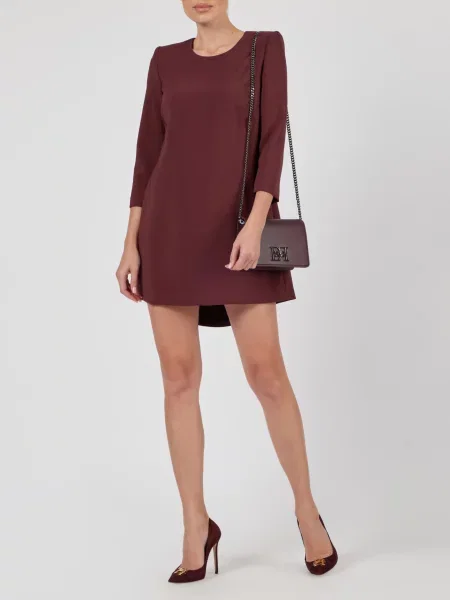 Платье Elisabetta Franchi бордовое